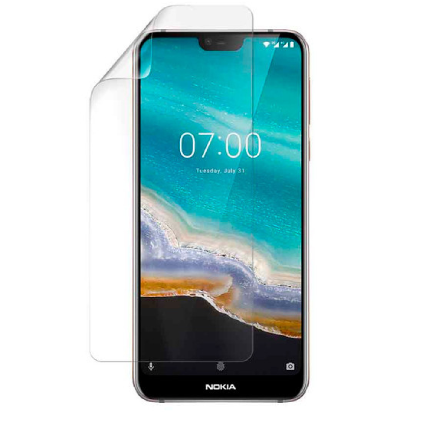 Hydrogel Screen Protector for Nokia 7.1 (Pack of 2)