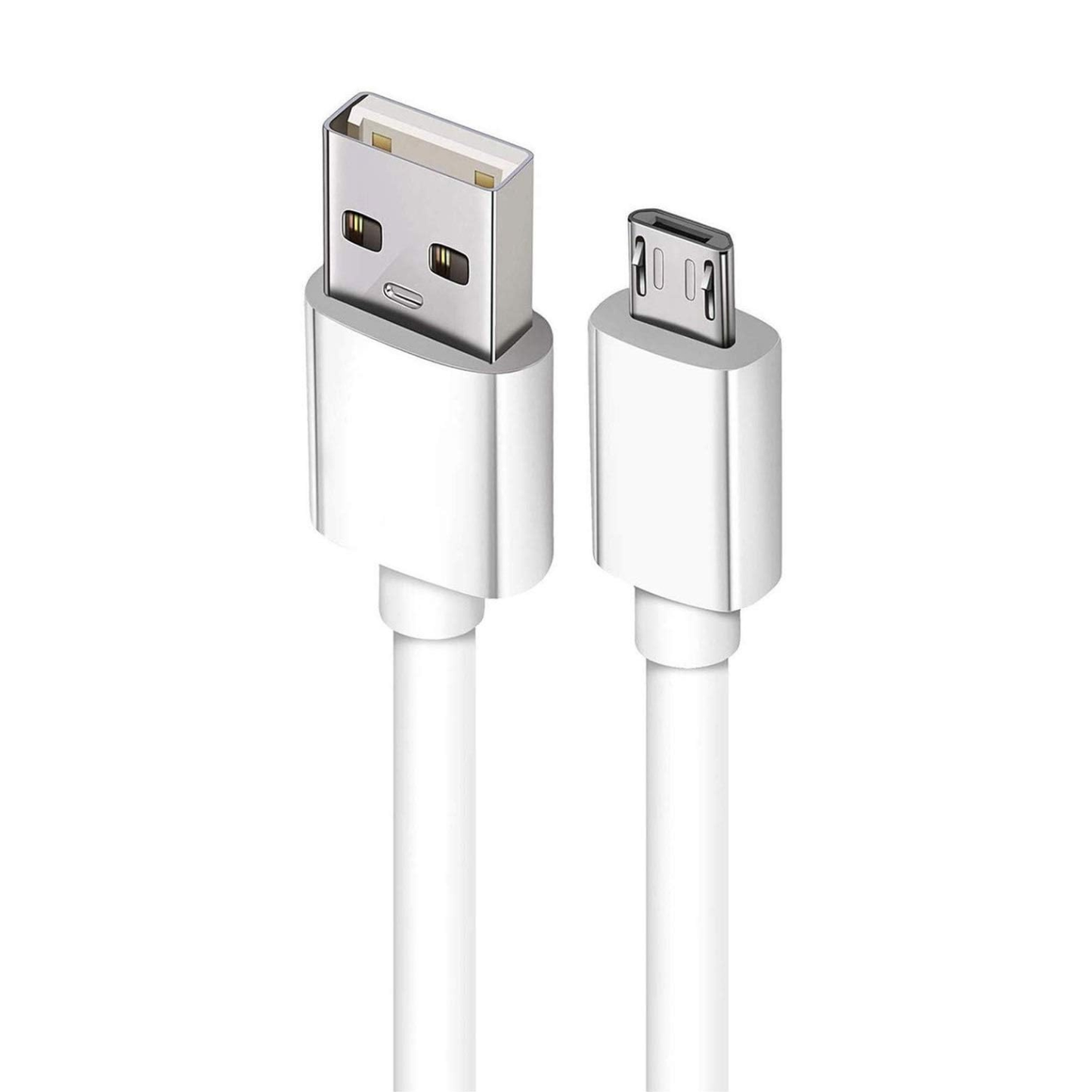 USB-A to micro-USB Charger & Data Transfer Cable (White) 1m