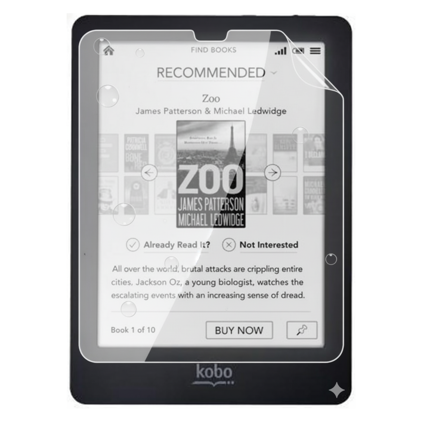 Hydrogel Screen Protector for Kobo Glo