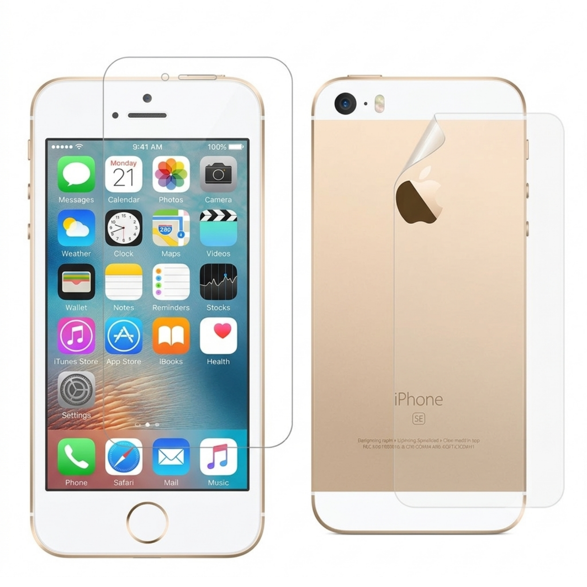 Hydrogel Screen Protector for iPhone SE (Screen & Back)