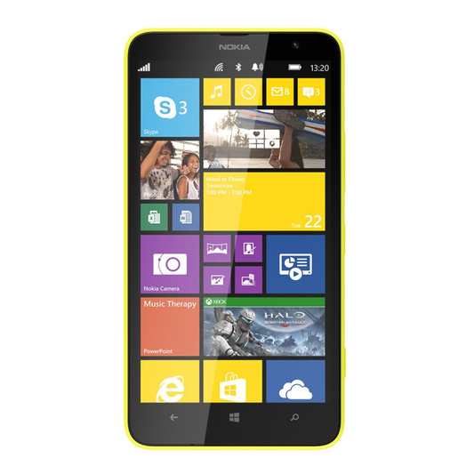 Hydrogel Screen Protector for Nokia Lumia 1320 (Pack of 2)