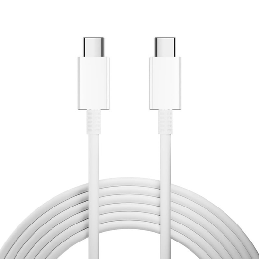 USB-C to USB-C Charger & Data Transfer Cable (White) 1m