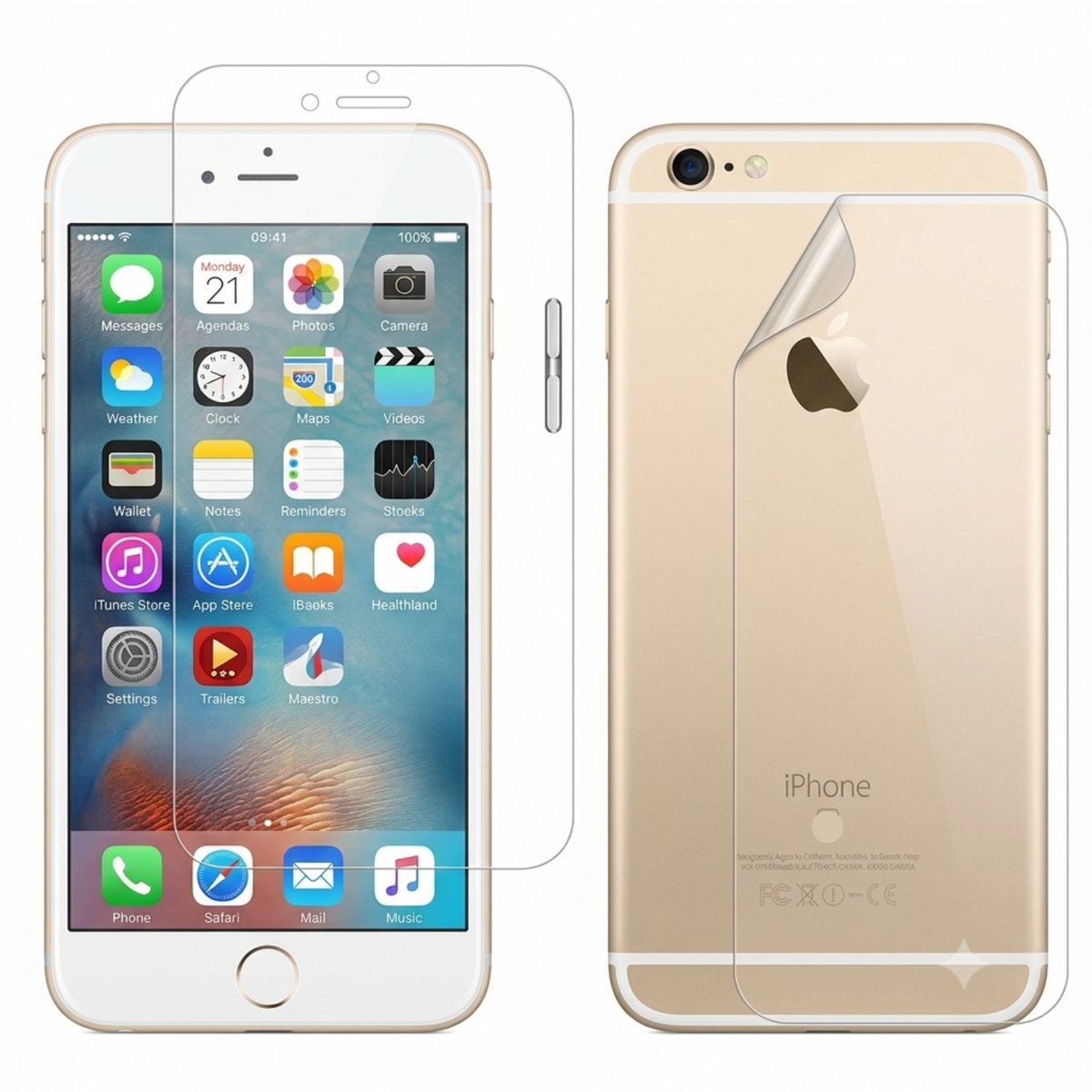 Hydrogel Screen Protector for iPhone 6 (Screen & Back)