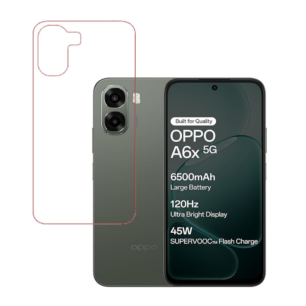 Back Hydrogel Protector for Oppo A6X (Pack of 2)