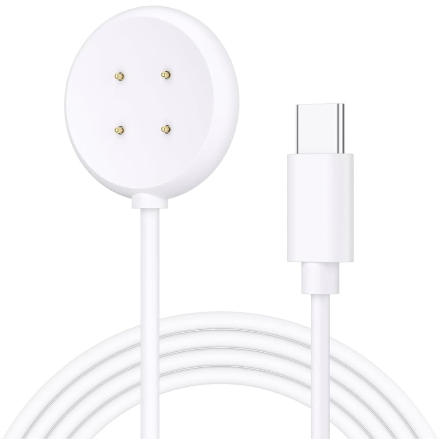 USB-C Magnetic Charger Cable for Google Pixel Watch 2 / Pixel Watch 3 (White) 1m