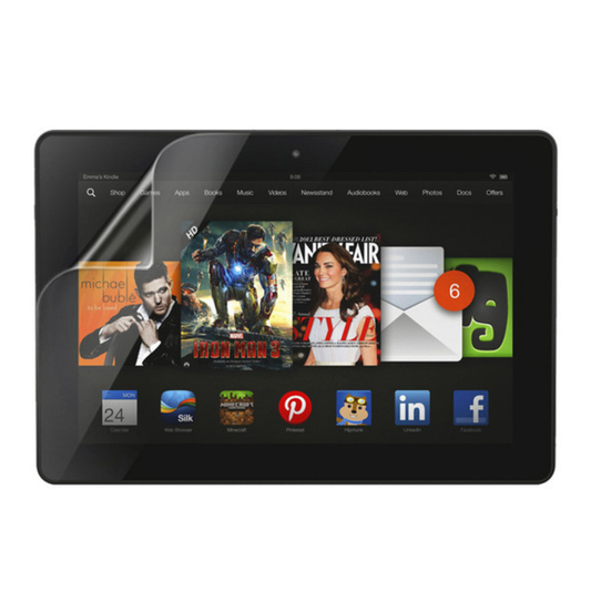 Hydrogel Screen Protector for Amazon Kindle Fire HDX 8.9 (3rd Generation) (Pack of 2)