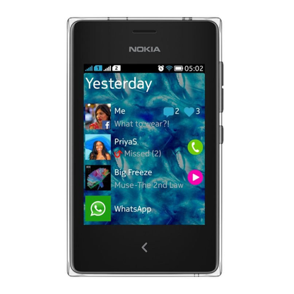 Hydrogel Screen Protector for Nokia Asha 502 Dual SIM (Pack of 2)