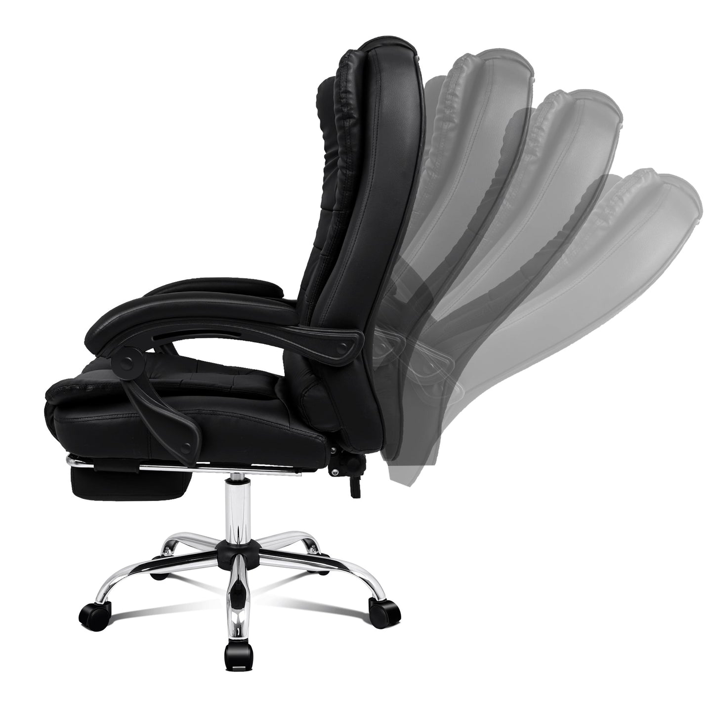 Reclining Leather Ergonomic Gaming Chair Office Massage Chair