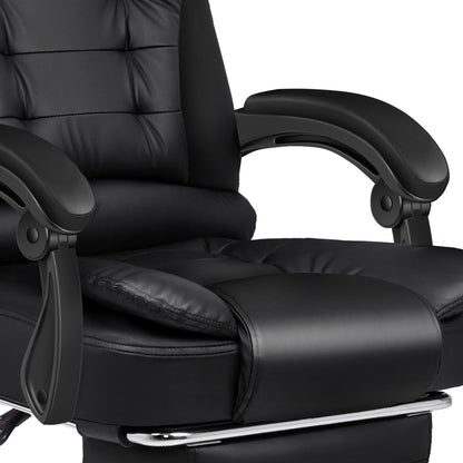 Reclining Leather Ergonomic Gaming Chair Office Massage Chair