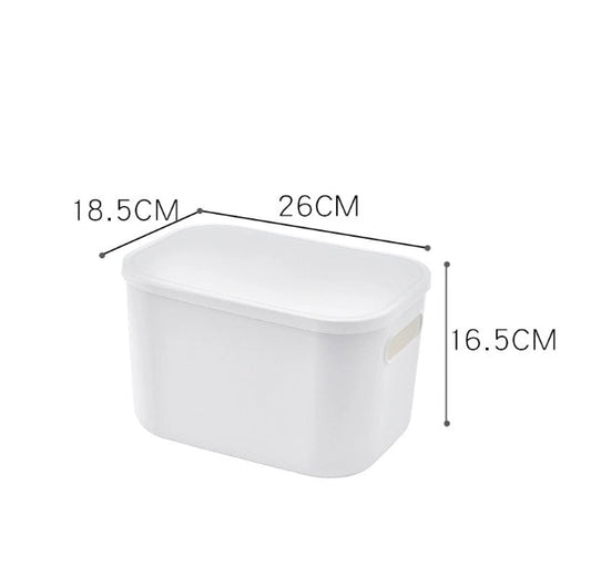 4 pcs Utile Large Organizer White with Lid