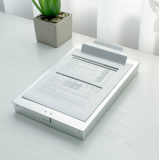 Aluminum Clipboard with Storage