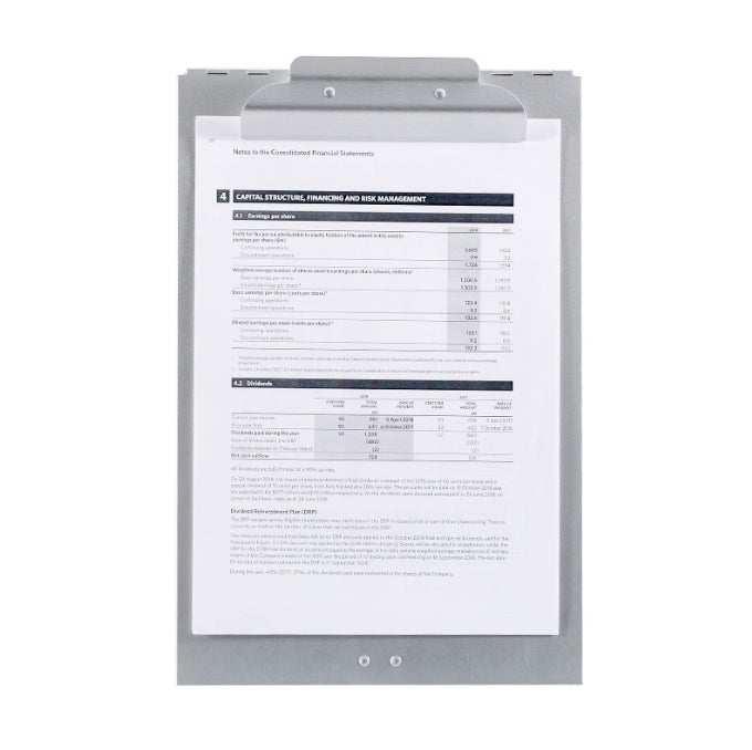 Aluminum Clipboard with Storage