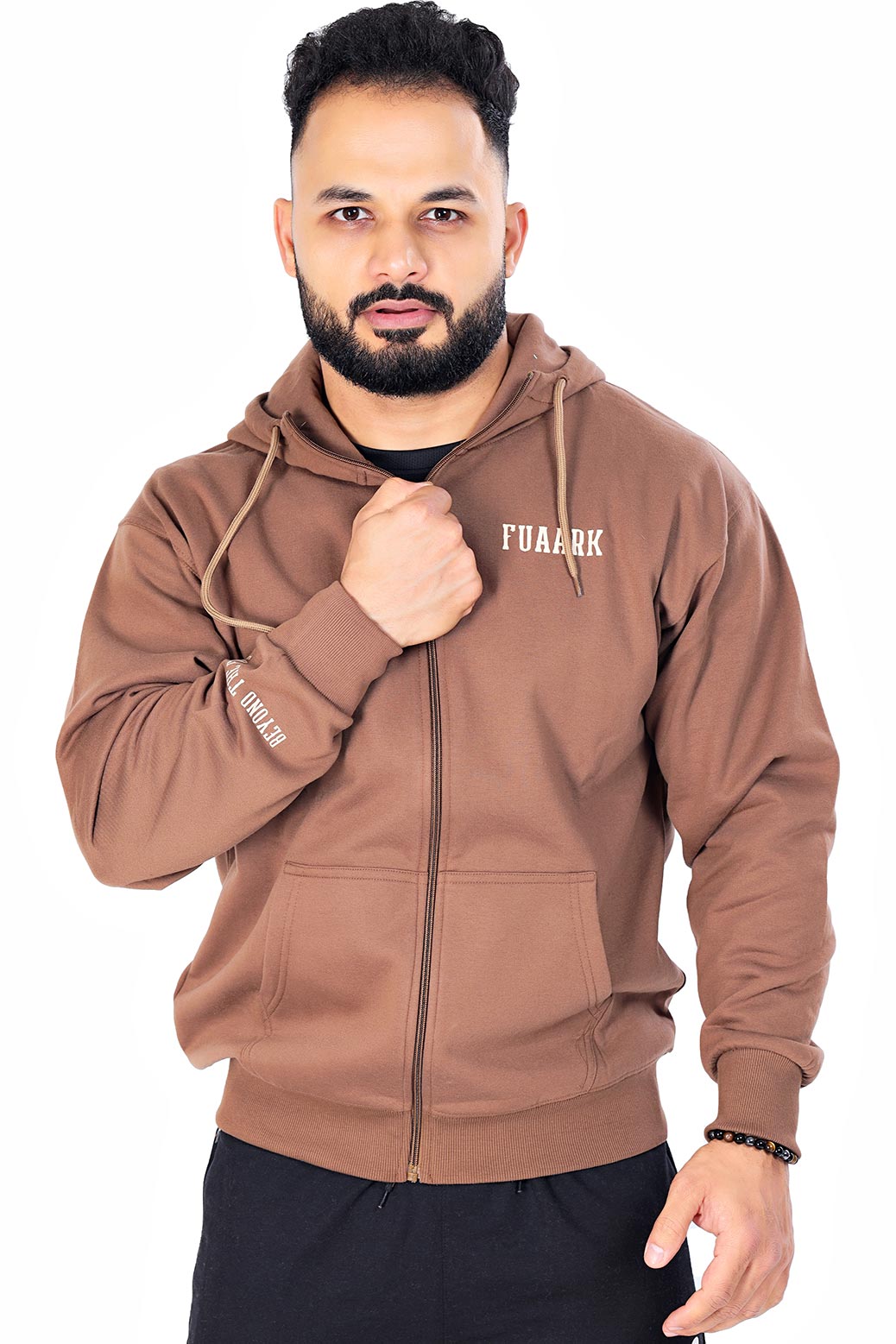 Oversized Frost Jacket Coffee