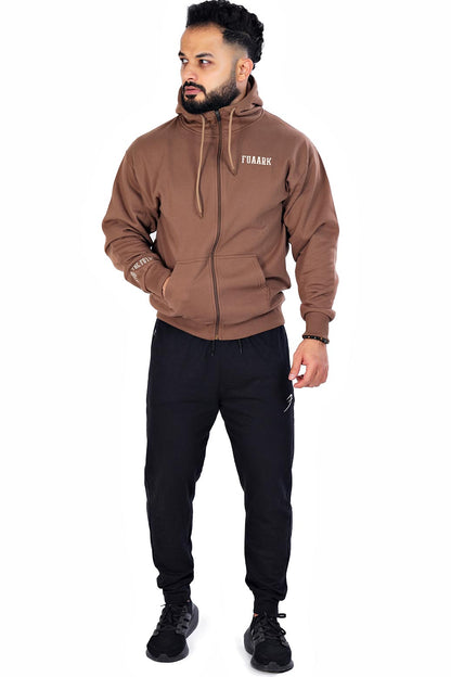 Oversized Frost Jacket Coffee