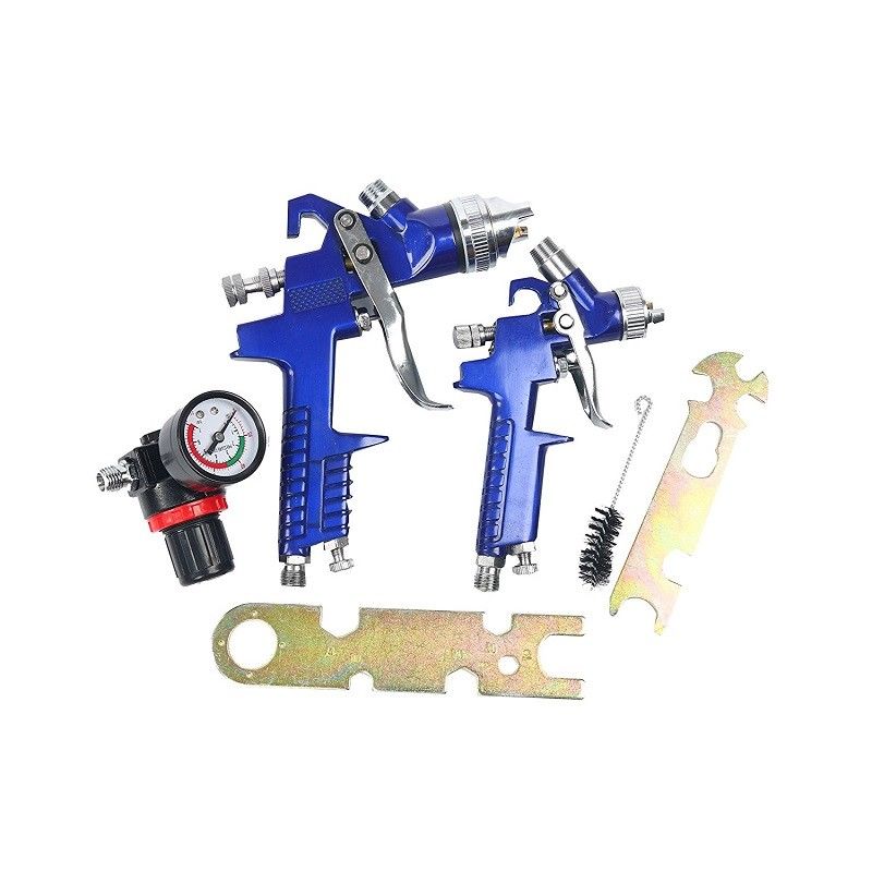 Hvlp Paint Spray Gun Kit, Auto Gravity, Paint Nozzle,Spraying Primers Sealers - The Shopsite