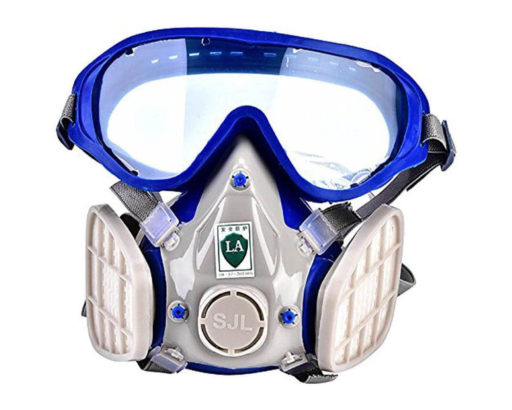 Respirator Mask With Safety Glasses