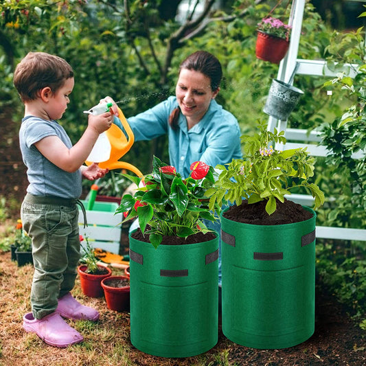 Plant Grow Bag with Window 25L 4PCs