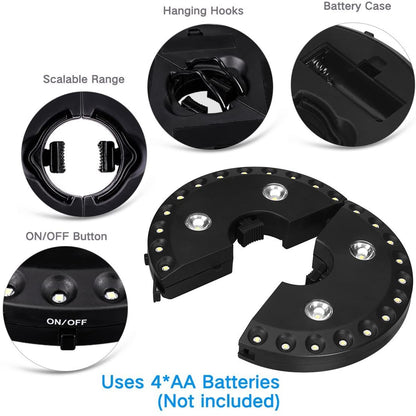 Umbrella Light 28 LED Parasol parasol for patio