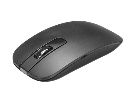Wireless Keyboard And Mouse Slim Full Black - The Shopsite