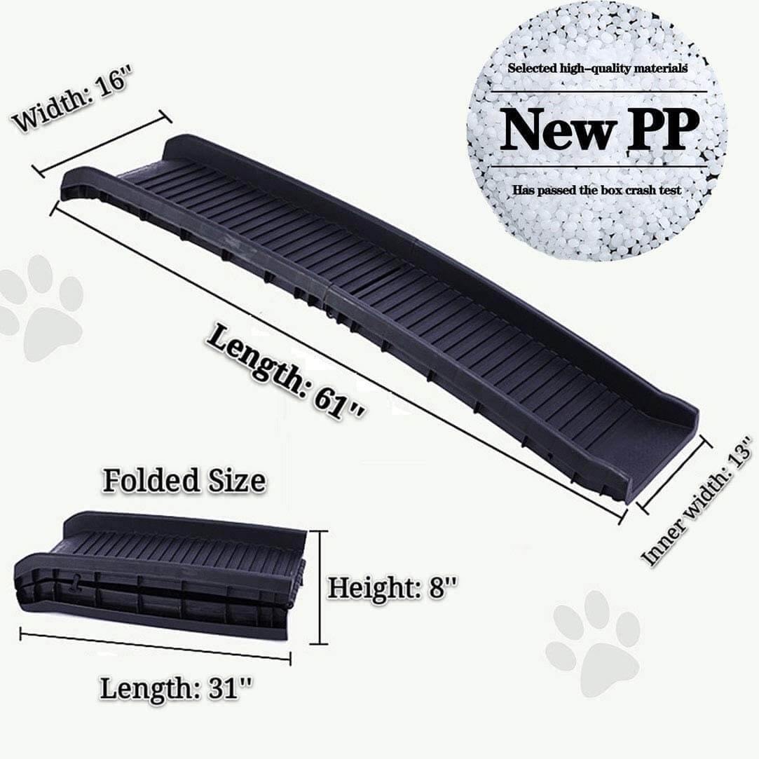 folded pet ramp storage
