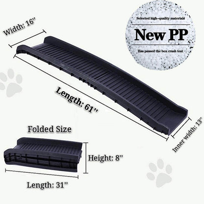 folded pet ramp storage