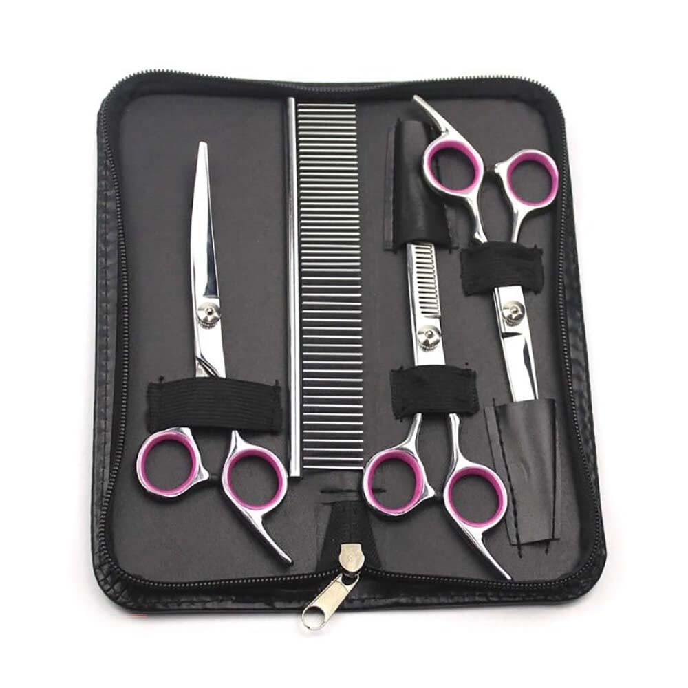 Dog grooming scissors set