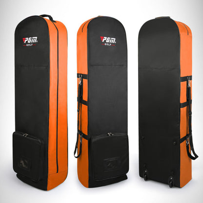 Pgm Golf Travel Bag With Wheels Orange