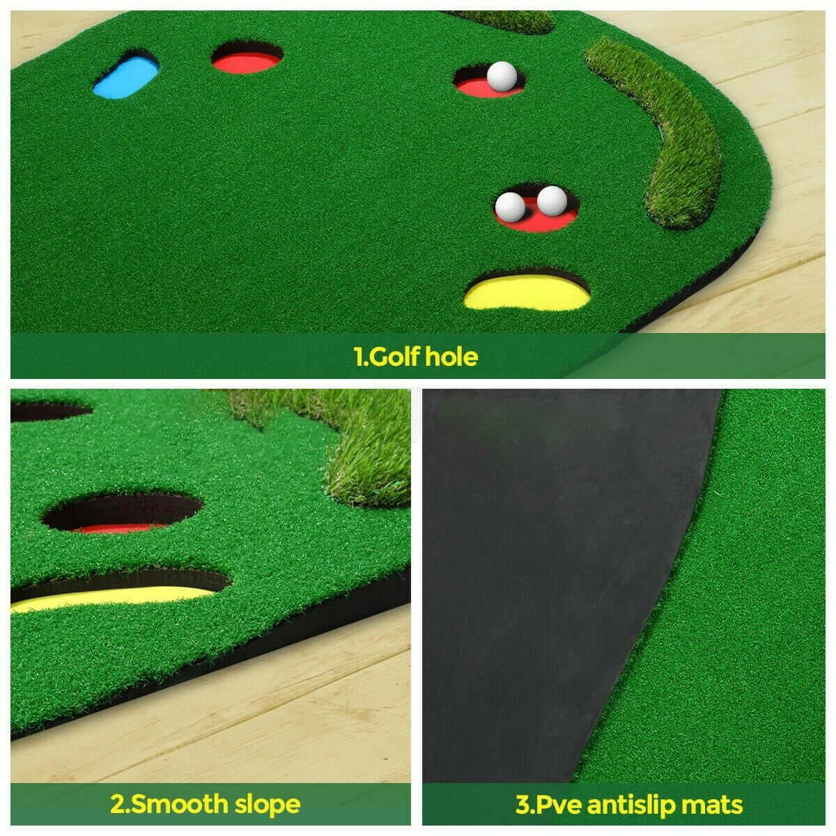 300cm Golf Putting Green Indoor Training Practice Mat