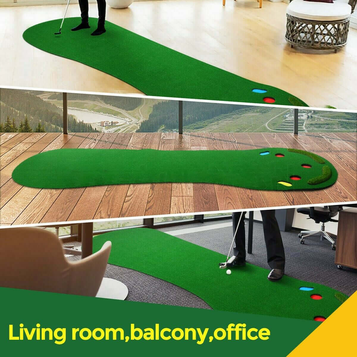 300cm Golf Putting Green Indoor Training Practice Mat