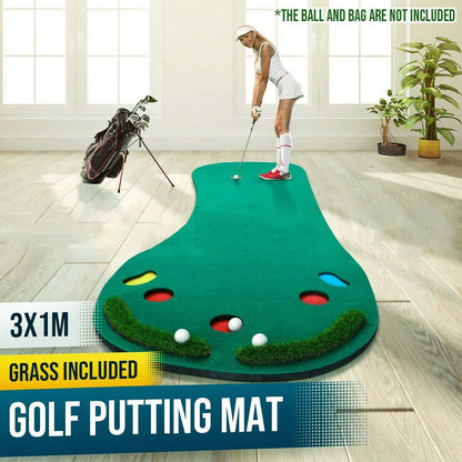 300cm Golf Putting Green Indoor Training Practice Mat