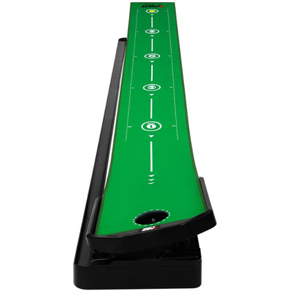 PGM 3M Golf Putting Mat Golf Putter Trainer Indoor Adjustable Green Putter Carpet Practice Set with return fairway