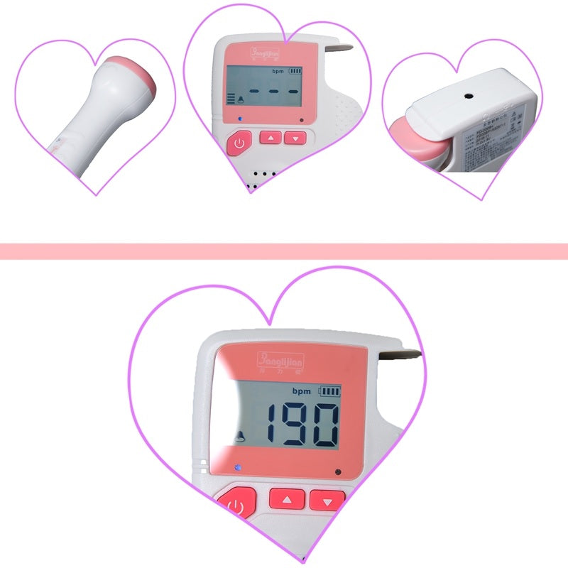 Medical Fetal Doppler Fetal Ultrasound Baby Heartbeat Home Detector - The Shopsite