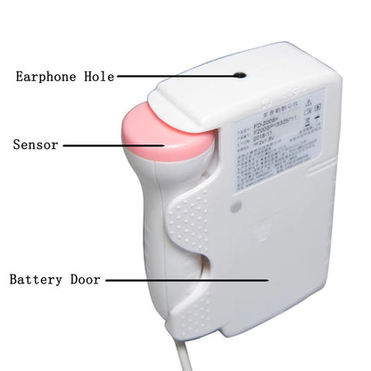 Medical Fetal Doppler Fetal Ultrasound Baby Heartbeat Home Detector - The Shopsite