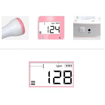 Medical Fetal Doppler Fetal Ultrasound Baby Heartbeat Home Detector - The Shopsite