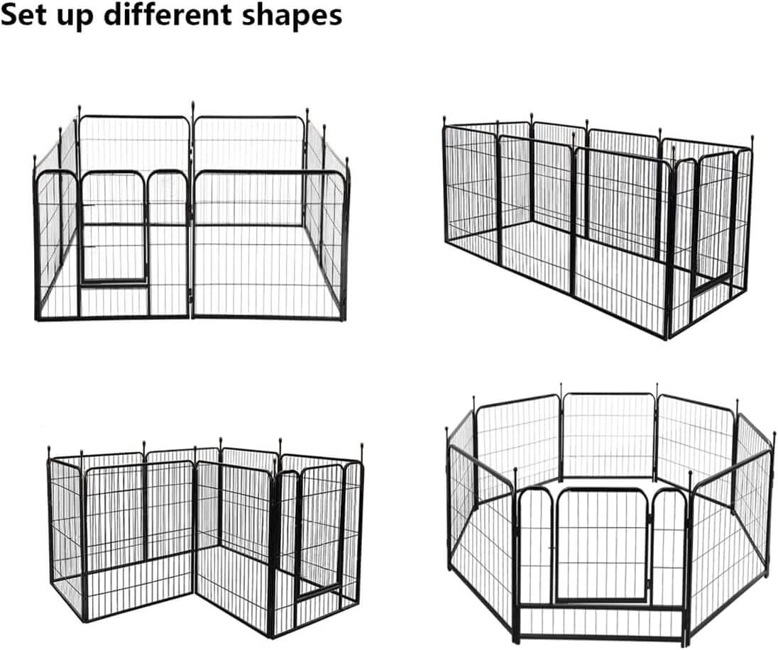 Heavy duty galvanized pet pen