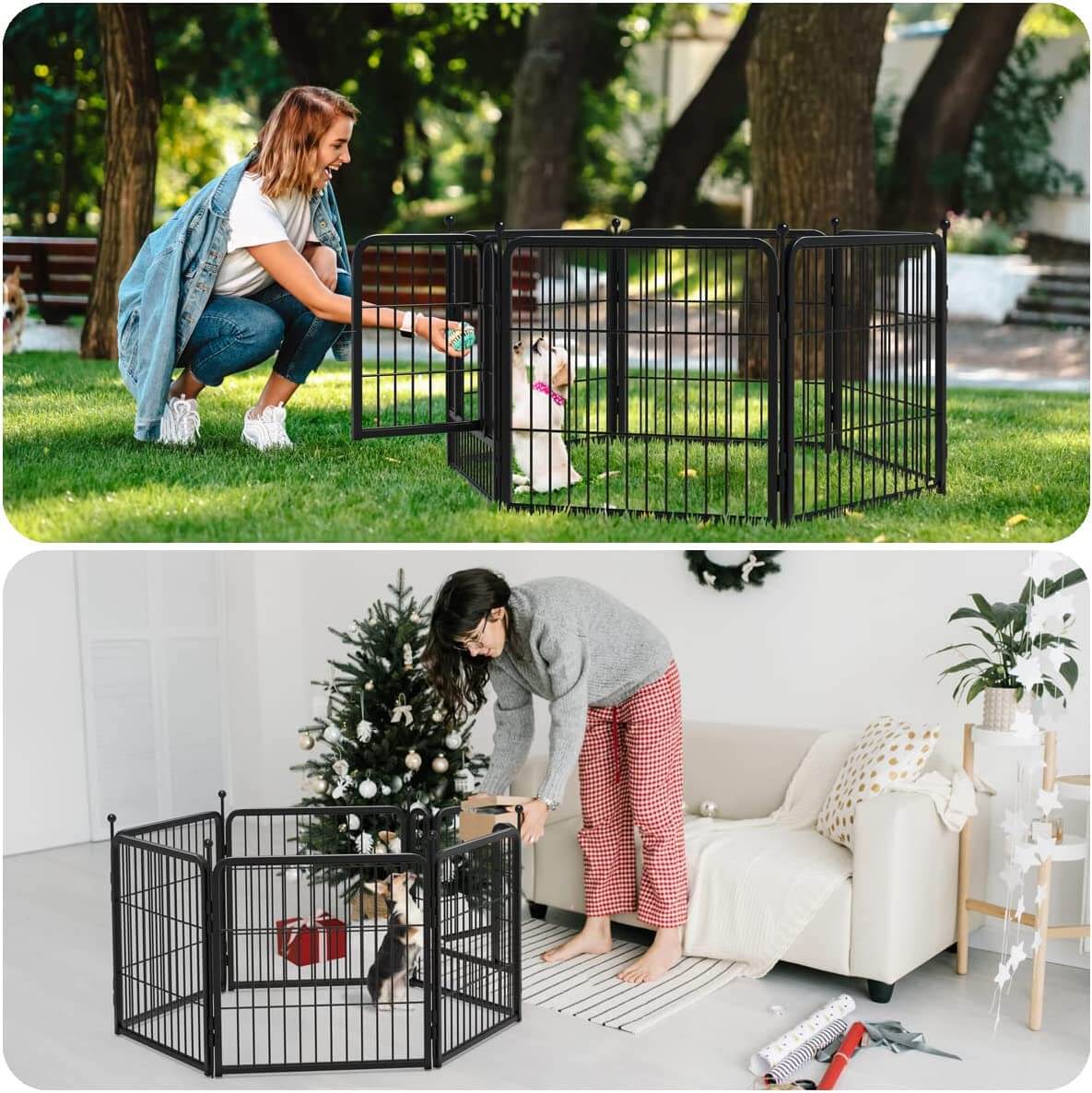 Portable dog playpen