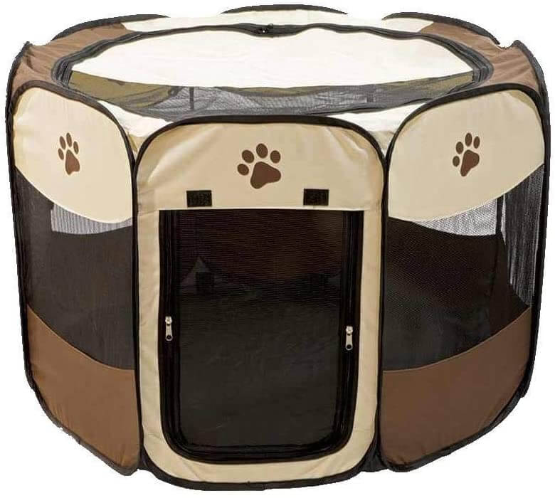 Dog Playpen Dog Play Pen Foldable Pet Playpen Tent Cage Crate - The Shopsite