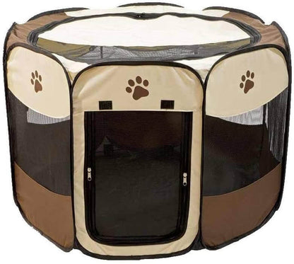 Dog Playpen Dog Play Pen Foldable Pet Playpen Tent Cage Crate - The Shopsite