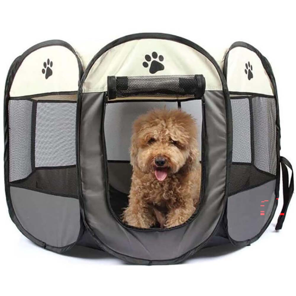 Dog Playpen Dog Play Pen Foldable Pet Playpen Tent Cage Crate