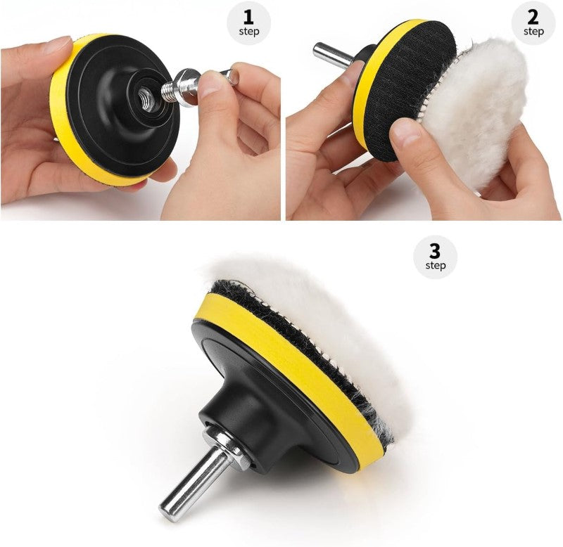Drill adapter polishing kit