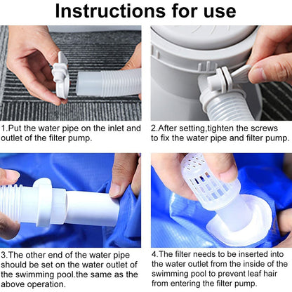 Filter Pump Swimming Pool 330gal 25W 230V