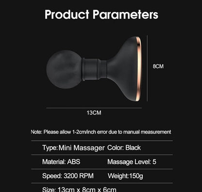 Compact portable massager