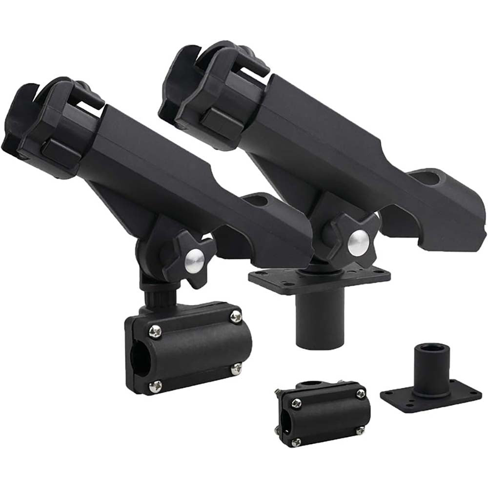 Adjustable rod holder set
