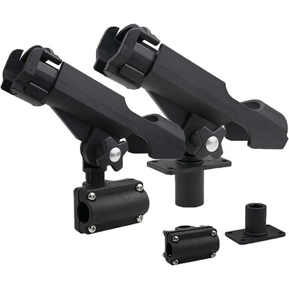 Adjustable rod holder set