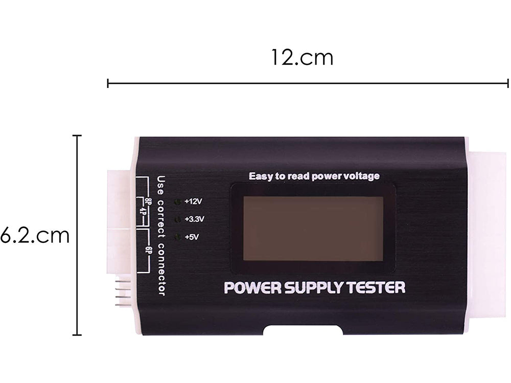 Power Supply Tester Digital Lcd 20/24 Pin Psu Atx Ba4 - The Shopsite