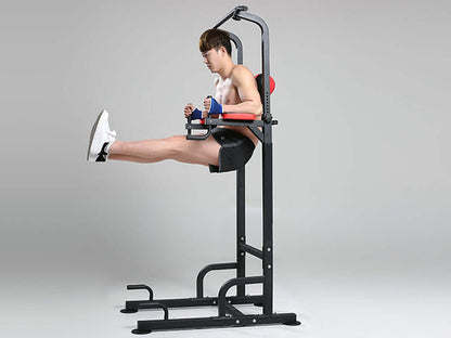 Chin Up Pull Up Chin Up Station Power Tower with Boxing - The Shopsite