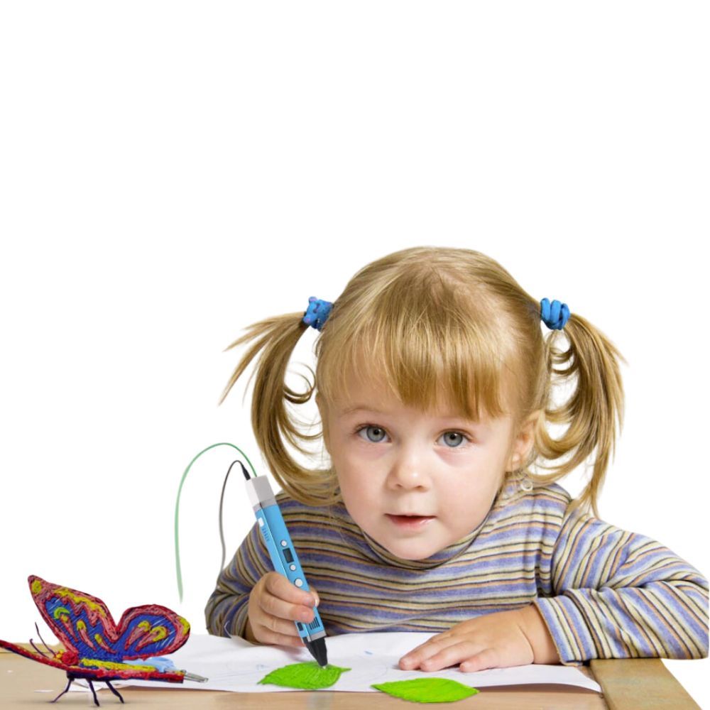 New Version 3D Pen Kit with 10 Colors PCL Filaments