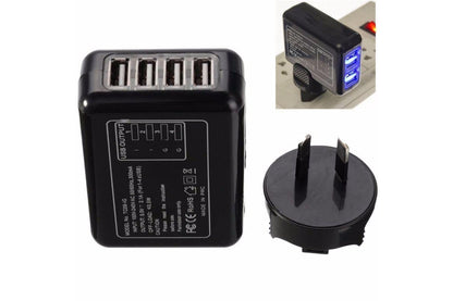 USB 4 Port Wall Charger