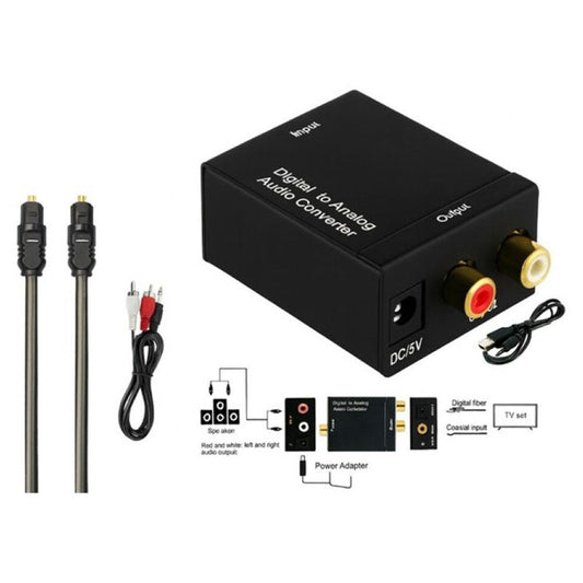 Digital Optical Toslink to RCA Audio Converter