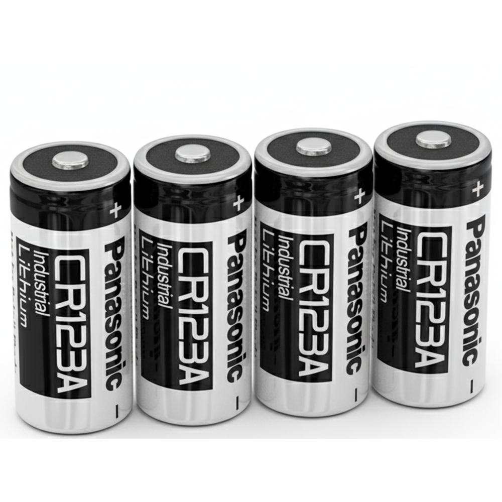 CR123A Panasonic batteries / CR123 4 Pcs